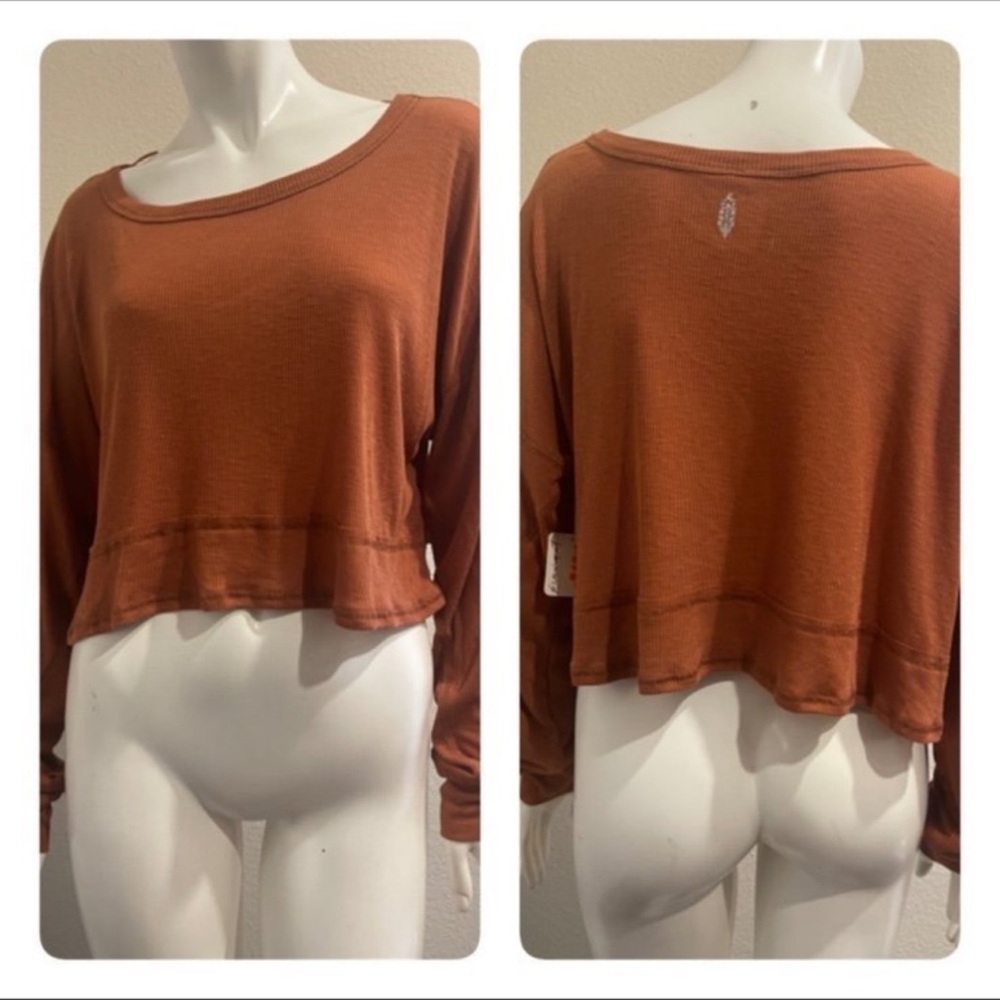 Free People SET THE PACE LAYER PULLOVER TOP - Picture 9 of 9